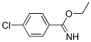 4-Chloro-benzimidic acid ethyl ester Structure,40546-41-6Structure