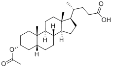 Acetoxylithocholic acid Structure,4057-84-5Structure