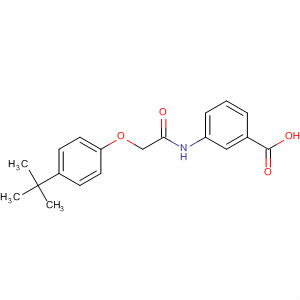 3-(2-(4-Tert-butylphenoxy)acetamido)benzoic acid Structure,405921-06-4Structure