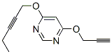 Pyrimidine, 4-(2-pentynyloxy)-6-(2-propynyloxy)- (9ci) Structure,405928-76-9Structure