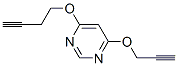 Pyrimidine, 4-(3-butynyloxy)-6-(2-propynyloxy)- (9ci) Structure,405928-83-8Structure