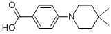 4-(4,4-Dimethylpiperidin-1-yl)benzoic acid Structure,406233-26-9Structure