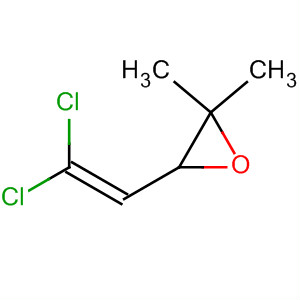 (9ci)-3-(2,2-二氯乙烯)-2,2-二甲基-環(huán)氧乙烷結構式_40646-47-7結構式