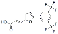 3-[5-[3,5-Di(trifluoromethyl)phenyl]-2-furyl]acrylic acid Structure,406725-93-7Structure