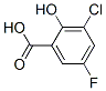 3-Chloro-5-fluorosalicylic acid Structure,4068-62-6Structure