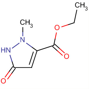 Ethyl 2-methyl-5-oxo-2,5-dihydro-1h-pyrazole-3-carboxylate Structure,40711-34-0Structure