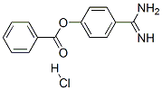 4-Amidinophenyl benzoate hydrochloride Structure,40761-72-6Structure