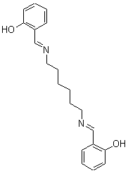 N,n’-bis(salicylidene)-1,6-hexanediamine Structure,4081-35-0Structure