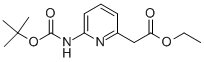 (6-Tert-butoxycarbonylamino-pyridin-2-yl)-acetic acid ethyl ester Structure,408365-87-7Structure