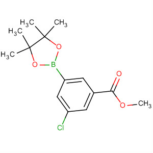 3-Chloro-5-methoxycarbonyl-phenyl-boronic acid pinacol ester Structure,408492-29-5Structure