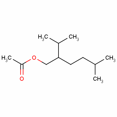 Acetic acid 2-isopropyl-5-methylhexyl ester Structure,40853-55-2Structure