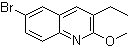 6-溴-3-乙基-2-甲氧基喹啉結(jié)構(gòu)式_409346-71-0結(jié)構(gòu)式