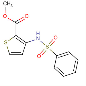 Methyl 3-(phenylsulfonamido)thiophene-2-carboxylate Structure,409364-77-8Structure