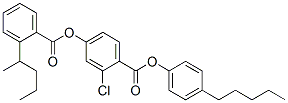 4-Pentylphenyl 2-chloro-4-(4-pentylbenzoyloxy)benzoate Structure,41161-53-9Structure