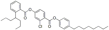 2-氯-4-(4-戊芐氧基)苯甲酸4-辛苯酯結(jié)構(gòu)式_41161-57-3結(jié)構(gòu)式