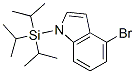 4-Bromo-1-(triisopropylsilyl)-1H-indole Structure,412048-44-3Structure