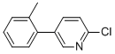 2-Chloro-5-(2-methylphenyl)pyridine Structure,41216-07-3Structure