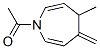 1H-azepine, 1-acetyl-4,5-dihydro-4-methyl-5-methylene- (9ci) Structure,41225-19-8Structure