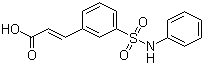 3-(3-Phenylsulfamoylphenyl)acrylic acid Structure,412269-00-2Structure