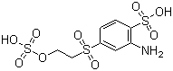 Aniline-3-beta-ethyl sulfonyl sulfate-6-sulfonic acid Structure,41261-80-7Structure