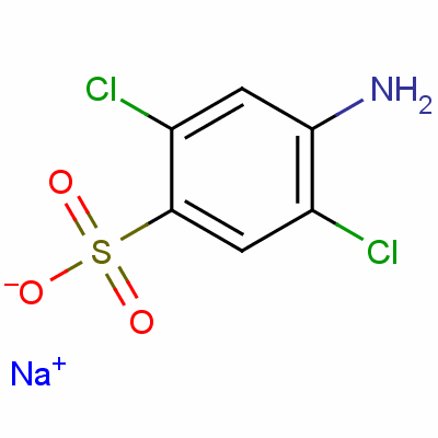 2,5-二氯磺酸鈉結(jié)構(gòu)式_41295-98-1結(jié)構(gòu)式