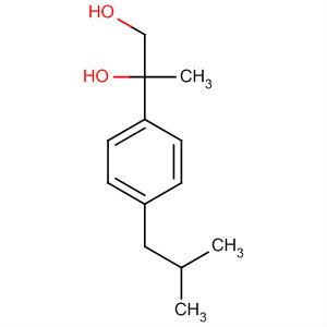 2-(P-isobutylphenyl)-1,2-propanediol Structure,41343-01-5Structure