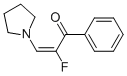 2-Propen-1-one, 2-fluoro-1-phenyl-3-(1-pyrrolidinyl)-(9ci) Structure,41343-09-3Structure