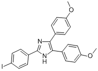 2-(4-Iodophenyl)-4,5-bis(4-methoxyphenyl)-1h-imidazole Structure,413575-20-9Structure