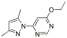 Pyrimidine, 4-(3,5-dimethyl-1h-pyrazol-1-yl)-6-ethoxy- (9ci) Structure,413620-37-8Structure