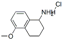 5-Methoxy-1,2,3,4-tetrahydro-naphthalen-1-ylamine hydrochloride Structure,41566-70-5Structure