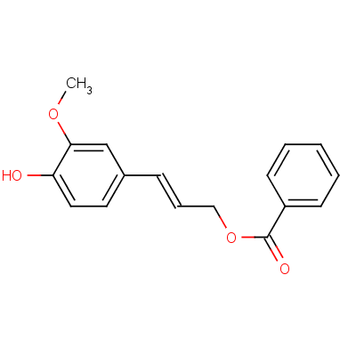 Phenol, 4-[3-(benzoyloxy)-1-propenyl]-2-methoxy- Structure,4159-29-9Structure