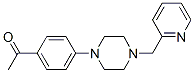 1-(4-(4-((Pyridin-2-yl)methyl)piperazin-1-yl)phenyl)ethanone Structure,415925-40-5Structure