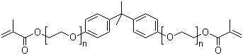 Bisphenol a ethoxylate dimethacrylate Structure,41637-38-1Structure