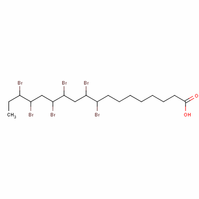 Hexabromostearic acid Structure,4167-08-2Structure