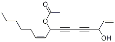 8-Acetoxypentadeca-1,9z-diene-4,6-diyn-3-ol Structure,41682-30-8Structure