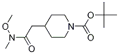 1-Boc-4-[(n-methoxy-n-methylcarbamoyl)methyl]piperidine Structure,416852-69-2Structure