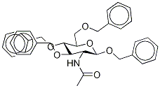 Benzyl 2-acetamido-3,4,6-tri-o-benzyl-2-deoxy-β-d-glucopyranoside Structure,4171-69-1Structure