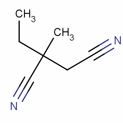 2-乙基-2-甲基丁二腈結(jié)構(gòu)式_4172-97-8結(jié)構(gòu)式