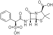 磺芐西林結(jié)構(gòu)式_41744-40-5結(jié)構(gòu)式