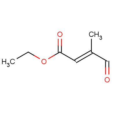 (E)-3-甲基-4-氧代-2-丁酸乙酯結構式_41891-38-7結構式