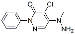 4-Chloro-5-(1-methylhydrazino)-2-phenyl-2,3-dihydropyridazin-3-one Structure,41932-99-4Structure