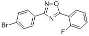 3-(4-Bromophenyl)-5-(2-fluorophenyl)-1,2,4-oxadiazole Structure,419553-16-5Structure