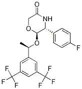 (5R,6r)-6-[(1r)-1-[3,5-bis(trifluoromethyl)phenyl]ethoxy]-5-(4-fluorophenyl)-3-morpholinone Structure,419574-33-7Structure