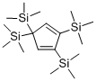 2,3,5,5-Tetrakis(trimethylsilyl)-1,3-cyclopentadiene Structure,41991-87-1Structure