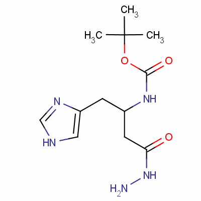 Boc-his-nhnh2 Structure,42002-05-1Structure