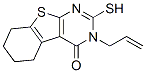 3-Allyl-2-mercapto-5,6,7,8-tetrahydro-3H-benzo[4,5]thieno[2,3-d]pyrimidin-4-one Structure,42062-91-9Structure