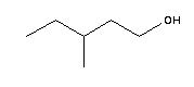 (S)-(+)-3-甲基-1-戊醇結(jié)構(gòu)式_42072-39-9結(jié)構(gòu)式