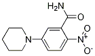 2-Nitro-5-(1-piperidino)-benzamide Structure,421558-77-2Structure