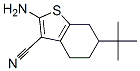 2-Amino-6-tert-butyl-4,5,6,7-tetrahydro-1-benzothiophene-3-carbonitrile Structure,42159-76-2Structure