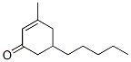 3-Methyl-5-pentyl-2-cyclohexen-1-one Structure,42161-41-1Structure